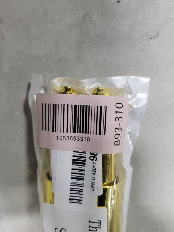 Photo 1 of 2 Pieces Toilet Paper Holder Roller Spindle Replacement Rod Plastic Spring Loaded (Gold)