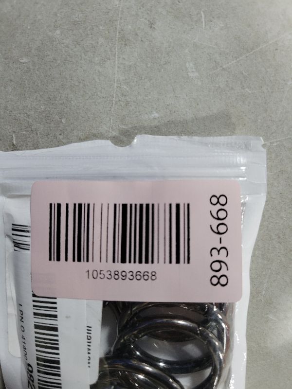 Photo 1 of 10Pack 1 Inch Metal Spring O Rings Clip Keychain, Round Carabiner Clips Keyrings Snap Hook Buckle, Purse Shoulder Bag Chain Rings Clip Replacement Paracord Keychain Lanyard Leather DIY Crafts (Black)