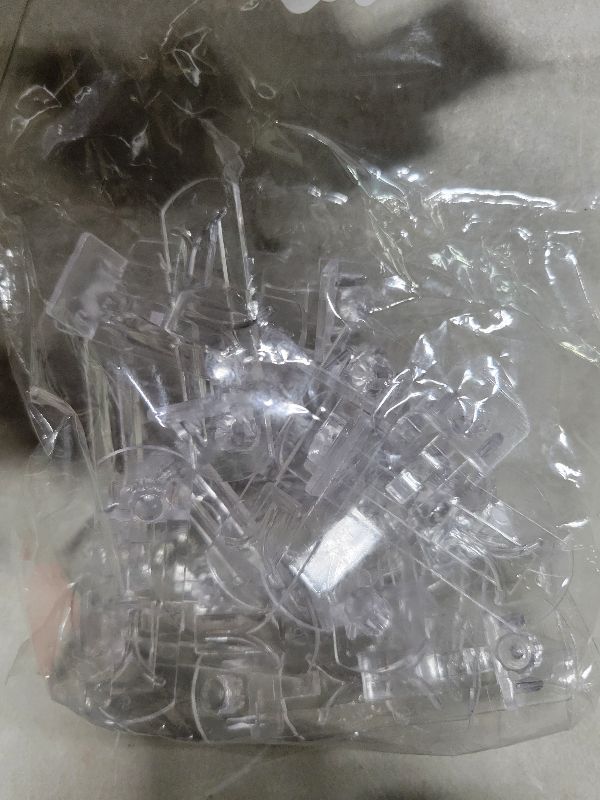 Photo 1 of 20pcs Plastic Locking Shelf Support Pegs,6.9mm Shelf Pins,Self-Locking Bracket Clips,Clear Shelf Pegs for for Kitchen Cabinet Furniture Book Shelves,6.9mm Peg x 3/4" Thick Shelves