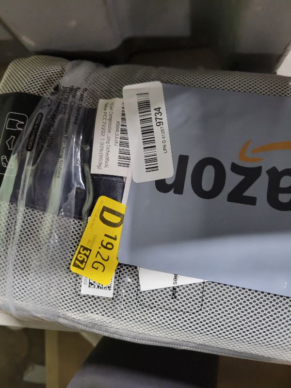 Photo 1 of 10 Set Compression Packing Cubes for Travel Essentials,Compressible Expandable Packing Cubes for Suitcase,OlarHike Luggage Organizer Bags for Travel,Handy Helper for Organizing Clothes(Black)