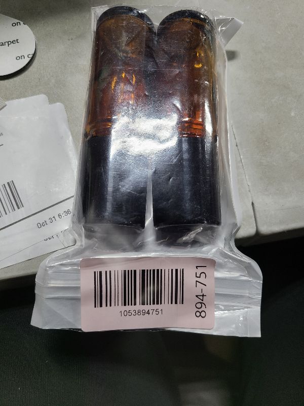 Photo 1 of 2Pcs Brown 30ml Glass Essential Oil Roller Bottles,Perfume Roller,Refillable Roll on Bottles Container Empty Deodorant Rollerball Beauty and Personal Care Tools for Fragrance Cosmetics Roll on ottles