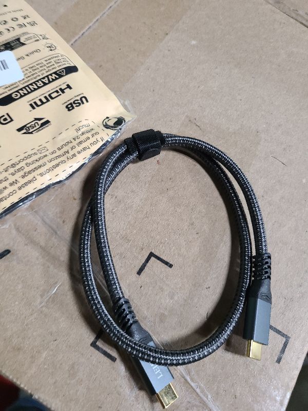 Photo 1 of 240W USB C to USB C Cable Fast Charging Cable, USB 3.2 Gen 2 Type C Charger Cable 20Gbps Data Transfer 4K Video Cable Compatible with Samsung MacBook Pro/Air iPad mini