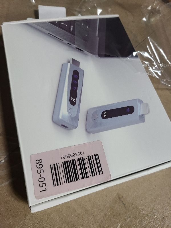 Photo 1 of 2025 Upgraded Wireless HDMI Transmitter and Receiver 328FT/100M, Plug & Play Portable 5G+2.4G Wireless HDMI Extender Kit for 4K Decode Input 1080P Output, for Audio to Monitor from Laptop/TV Box