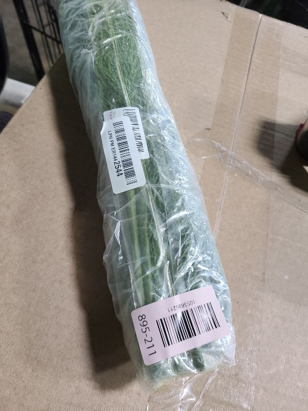 Photo 1 of 10Pcs Artificial Norfolk Pine Branches 17.7 Inches Fake Norfolk Pine Needles Sprigs Christmas Greenry Stems DIY Crafts Accessories for Garlands Vase Xmas Tree Filler Picks Home Decorations (10, Green)