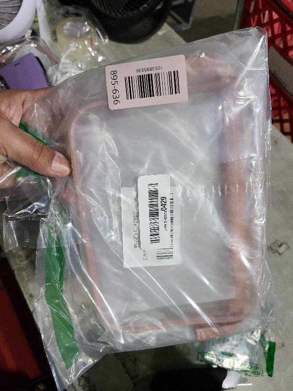 Photo 1 of 1 Pack Waterproof Daily Travel Toiletry Bag, Medium Size Meets the Standard Of Airport Airline Carrying, Rose Gold