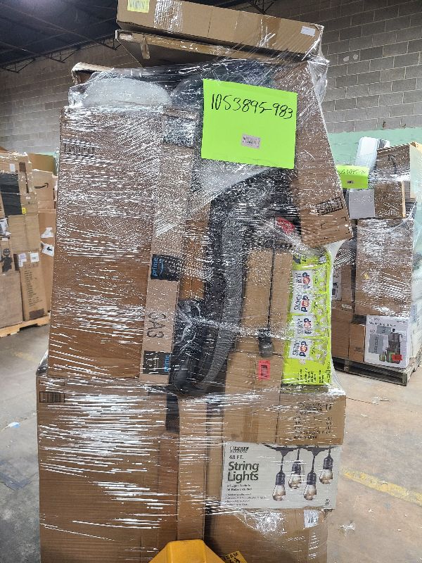 Photo 1 of As is General Merchandise pallet roughly 60 item