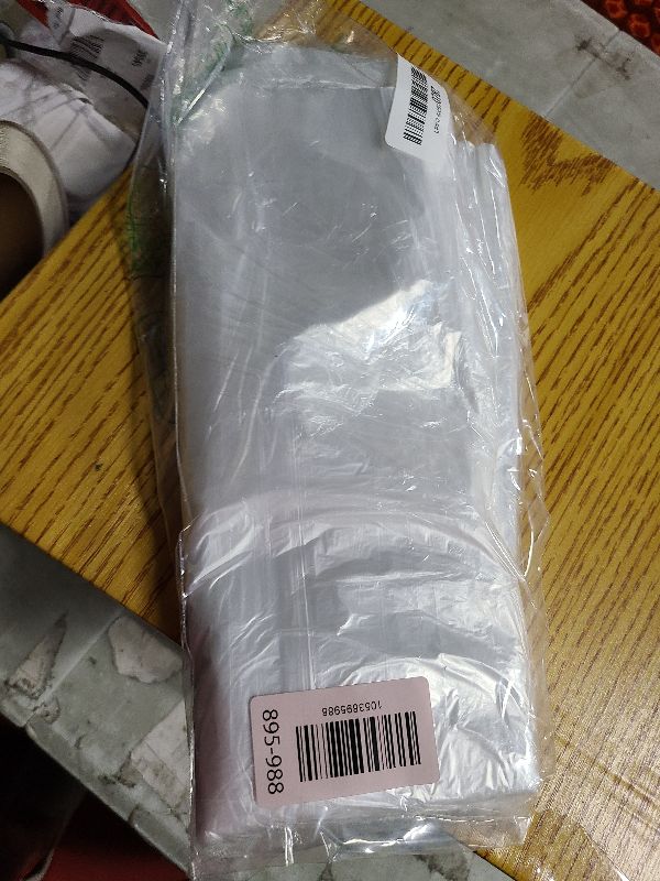 Photo 1 of 100 Pcs Disposable Foot Tub Liner Portable Bath Bags Plastic Pedicure Spa Bags Thin Large Foot Bath Liners Disposable Spa Hotel Home Use, 25 x 23 Inches