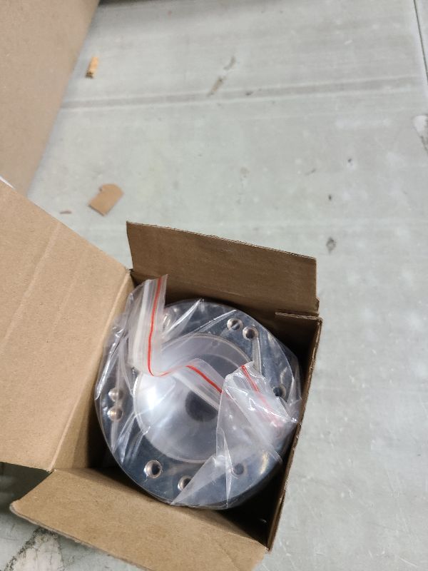 Photo 1 of 10L0L Golf Cart Steering Wheel Adapter Fits Club Car Precedent/Tempo/Onward Golf Carts with 5-6 Holes Steering Wheel - Sliver