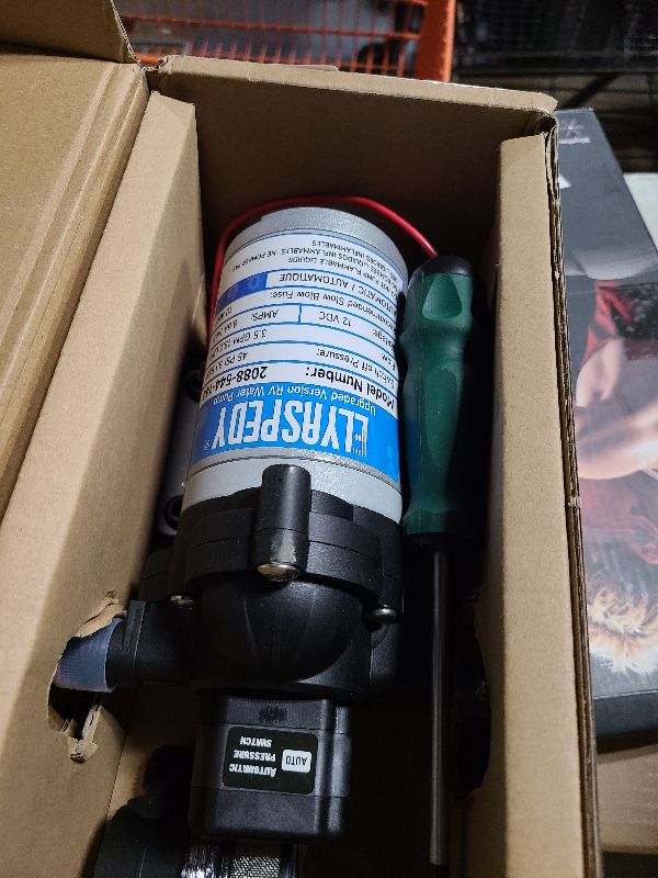 Photo 1 of 2025 Upgraded 2088-554-144/2088-403-144 RV Fresh Water Pump,12V 3.5GPM Self-Priming Diaphragm Water Pump,45PSI,Includes Pressure Switch and Detachable Filters,No Noise, for RV, Marine, Yacht, Caravan