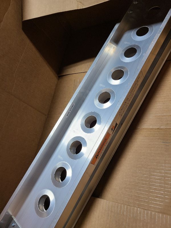 Photo 1 of Bike Ramp 1PC Truck Ramp 440LBS 77x7 ATV Loading Ramp for Pickup Trucks Lawn Mower Motorcycle Shed Trailer Car Ramps for Tailgat Cart Dirt Bike Motorcycle Accessorie Alumnium Portable Ramps with Strap