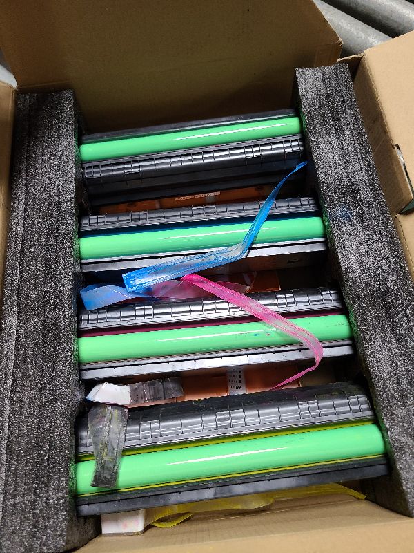 Photo 1 of 218X Toner Cartridges 4-Pack High Yield (with Chip) Compatible Replacement for HP Color Pro MFP 3301SDW 3301CDW 3301FDW 3201DW Printer 3301 3201 Series | W2180X W2181X W2182X W2183X