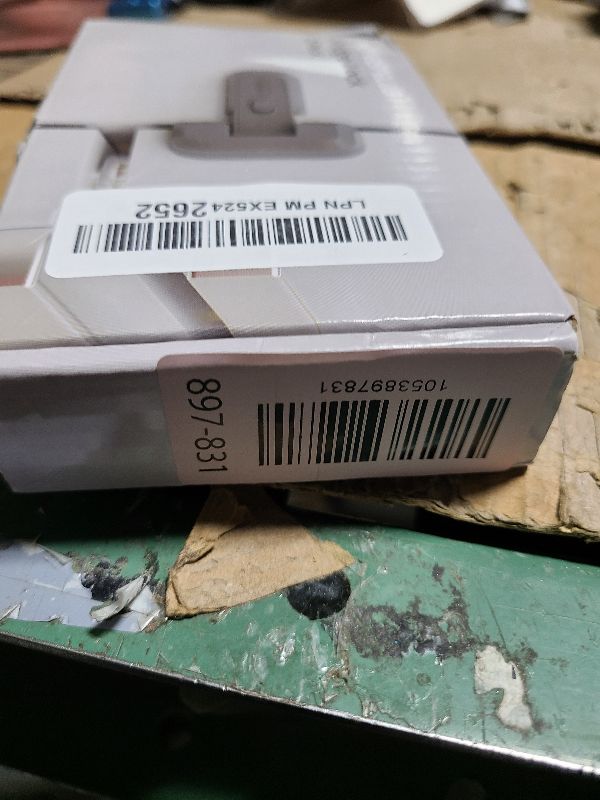 Photo 1 of 2-Pack Child Proof Fridge Lock with Adhesive - No Tools Required - Refrigerator Lock for Kids - Freezer Latch to Keep Door Closed - for Toddlers, Cats, & Dogs.