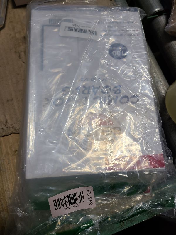 Photo 1 of 100ct Silver-Age Comic-Book-Bags and Boards - Reusable Comic Book Boards and Bags for Comic Book Storage, 1 1/2" Flap Comic Bags and Backing Boards, Clear Protector and Protection Board Cardboards