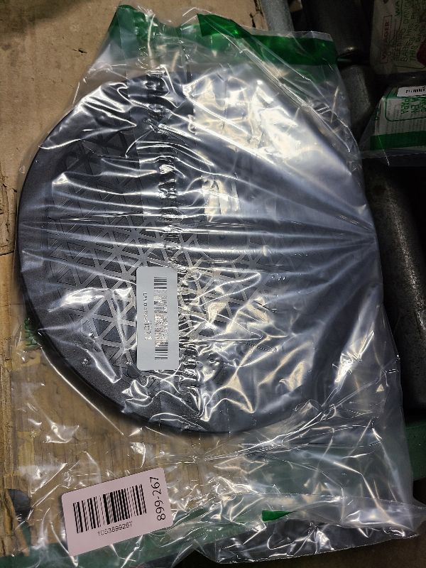 Photo 1 of 10 Inch Lazy Susan Turntable Organizer, Non Skid Large Lazy Susan Turntable for Cabinet, Computer or Laptop, Plastic Turn Table, Black, 1 PC - by RamPro