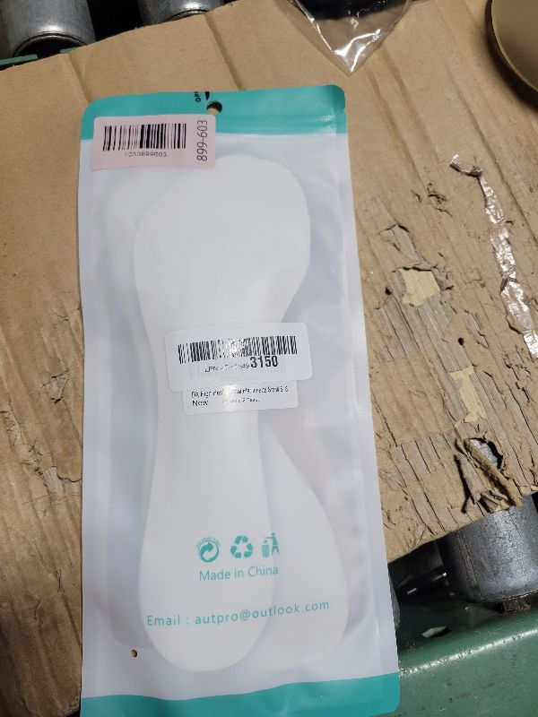 Photo 1 of (2 Pairs) Pigskin Non-Slip High Heel Cushion Inserts Arch Support, Shock & Sweat Absorption, Adhesive Shoe Insoles for Dress Shoes Flats Boots Sandals Relief Blister Callus Pain, Fits Women 5-8 Size