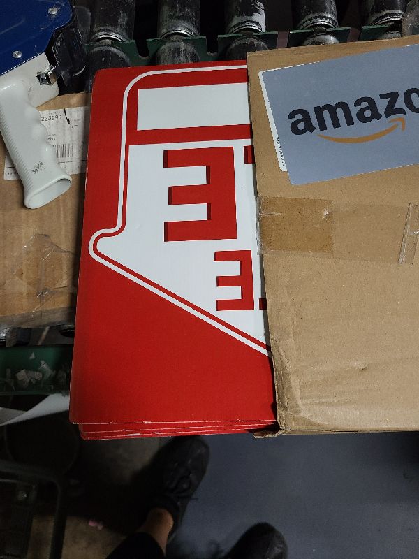 Photo 1 of [5 Pack] Estate Sale Signs Set - 16 x 12 Inch Double-Sided Yard Signs With Arrows and Metal H Stakes - Property Sale Directional Signs - Weather-Proof