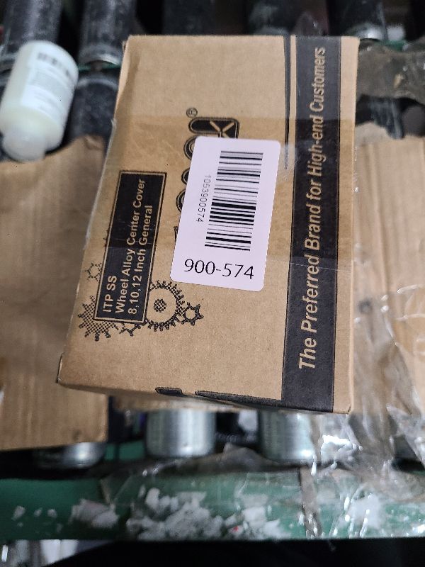 Photo 1 of 10L0L Universal Golf Cart SS Wheel Center Cap Cover for Yamaha, EZGO, Club Car, 4 PCS (Chrome)