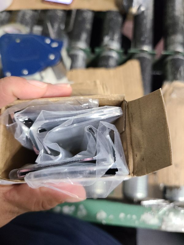 Photo 1 of 2" x 10" Aluminum Name Plate Desk Holder, Office Business Desk Sign Holder Desktop-5 Pack (Silver)