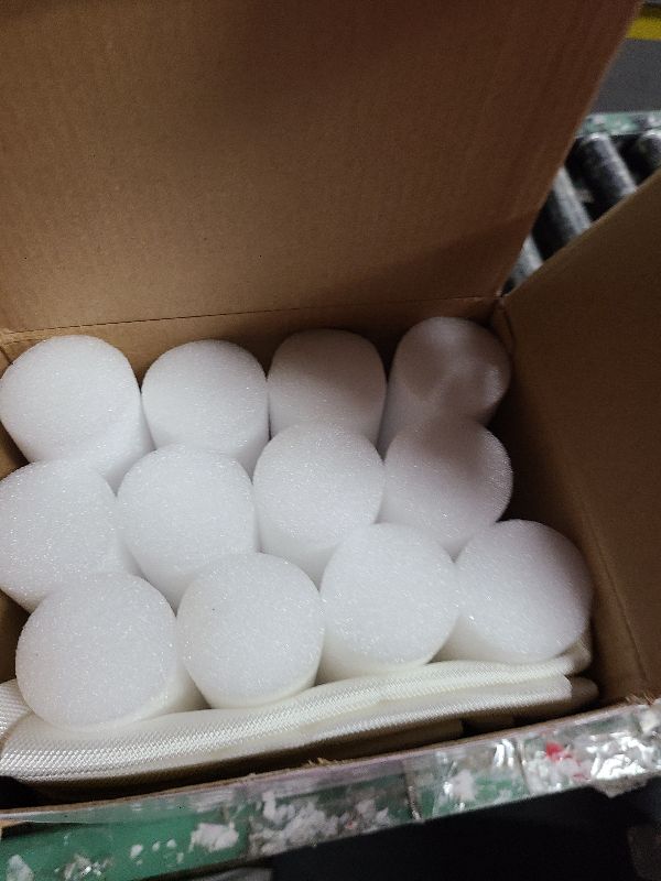 Photo 1 of 2 Pack Under Door Draft Stopper - Bottom Door Gap Filler & Seal - Windproof Coating Cover - Fits 30” to 36” Door - Block Noise, Sound, Hot Air, Light, Wind - Easy Install Draft Blocker - White