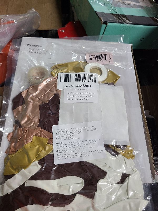 Photo 1 of 142pcs Burgundy Balloon Arch Garland Kit with Metallic Rose Gold Maroon Gold Balloons for Birthday Baby Shower Valentines Day Bridal Shower Wedding Engagement Bachelorette Party Decorations