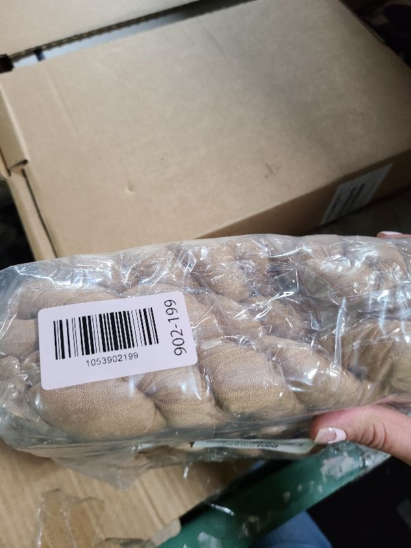 Photo 1 of 10 Pack Nude Cheesecloth Table Runner 10FT Boho Gauze Fabric Table Runner Vintage Rustic Sheer Runners for Wedding Party Bridal Baby Shower Long Table Decorations