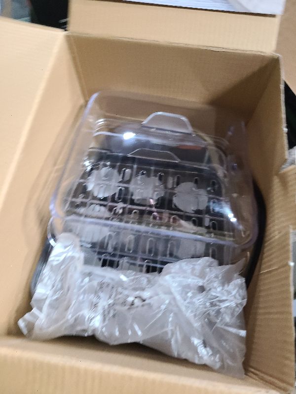 Photo 1 of 2 Tiers Electric Food Steamer for Cooking, 4 QT Digital Multi Vegetable Steamer with BPA-Free Stackable Baskets, Rapid Egg Cooker Egg Steamer with Auto Shut-Off, Ideal for Veggies, Seafood, Rice