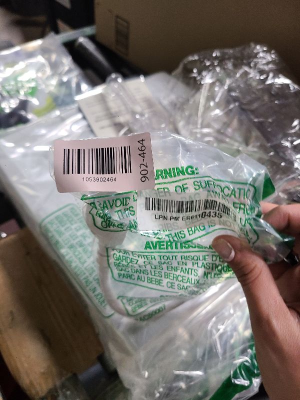 Photo 1 of 1875W Short Extension Cord,15A 14AWG Low Profile Flat Plug Heavy Duty Extension Cord Outlet Saver 3-Prong Grounded Power Extension Cable (White 1 Feet)