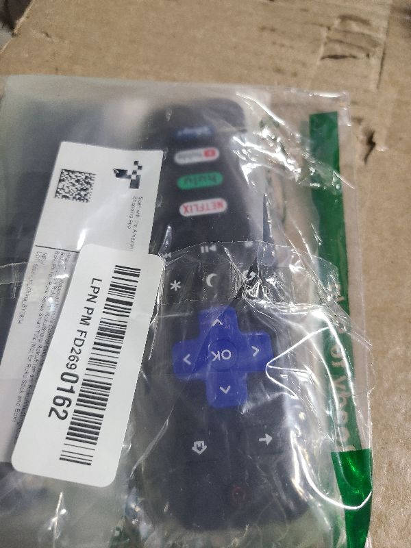 Photo 1 of (Pack of 2) Replacement Remote Control Only for Roku TV, Compatible for TCL Roku/Hisense Roku/Onn Roku/Sharp Roku/Element Roku/Westinghouse Roku/Philips Roku Smart TVs (Not for Roku Stick and Box)