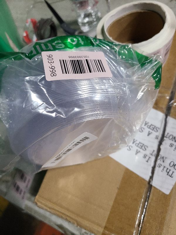 Photo 1 of [6'' 40 Pack] 6'' inch Premium Heavy Weight Crystal Clear Classy Disposable hard Plastic Dessert plates