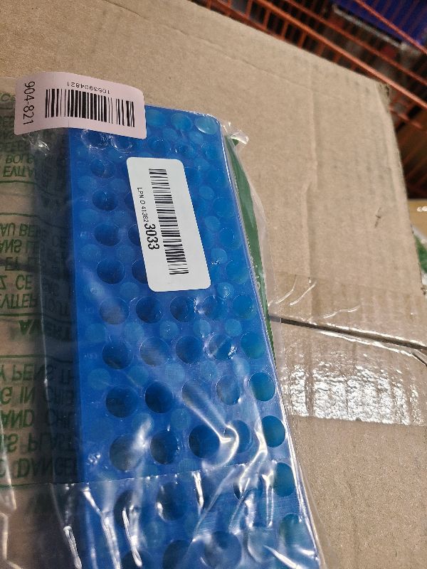 Photo 1 of 1Pcs Tube Rack,Microcentrifuge Tube Rack, Double-Sided Plate Centrifugal Pipe Rack, for 0.5ml-2ml Centrifugal Pipe, 60 Holes (Blue)