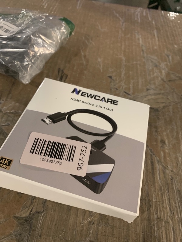 Photo 1 of [Upgrade] HDMI Switch 3 in 1 Out, 4K@60Hz HDMI 2.0 Switch Splitter with 2.6FT Long HDMI Cable, 3-Port HDMI Switcher Selector, Supports 4K 30Hz 3D 1080P HDCP2.2 for PS5 Xbox DVD Player Fire Stick PC