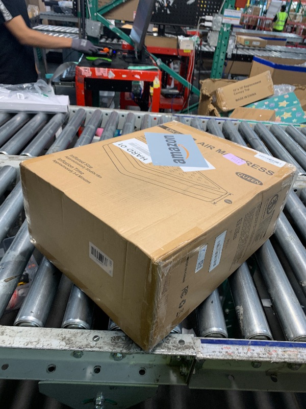 Photo 1 of ***FACTORY SEALED - OPENED FOR INSPECTION***OhGeni Air Mattress Queen with Built in Pump, 18" Raised Inflatable Blow Up Mattress, Upgraded Surface Portable Bed for Home, Camping, Colchone Inflable, Ideal Alternative to a Bed, 1-Pack Only