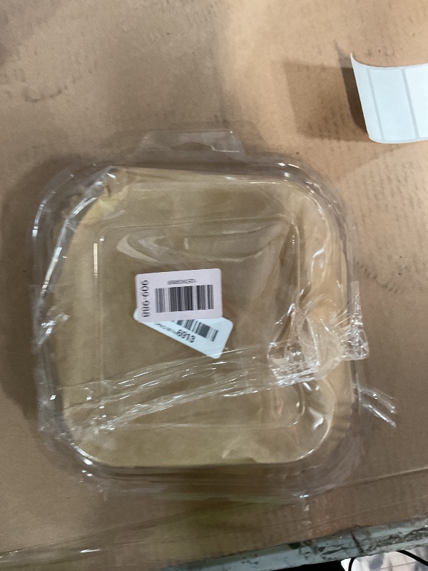 Photo 1 of ***DAMAGED - SEE NOTES/PICTURES******MISSING PARTS***4 qt Air Fryer Liners, Chefman Air Fryer Liners, Disposable 4qt Air Fryer Liner for Chefman TurboX 4-in-1& 4.5 QT Cuisinart Airfryer, Non-stick Parchment Paper for Frying, Baking- Unbleached(120Pcs)