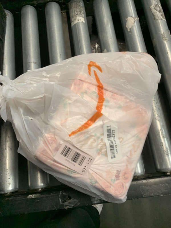 Photo 1 of **Some items are missing** Dandat 350 Pcs Baby Shower Plates Set Baby Shower Party Supplies Serves 50 Tableware Sets Include Plates Napkin Cup Forks Knives Spoons Disposable Dinnerware(Floral,Pink)