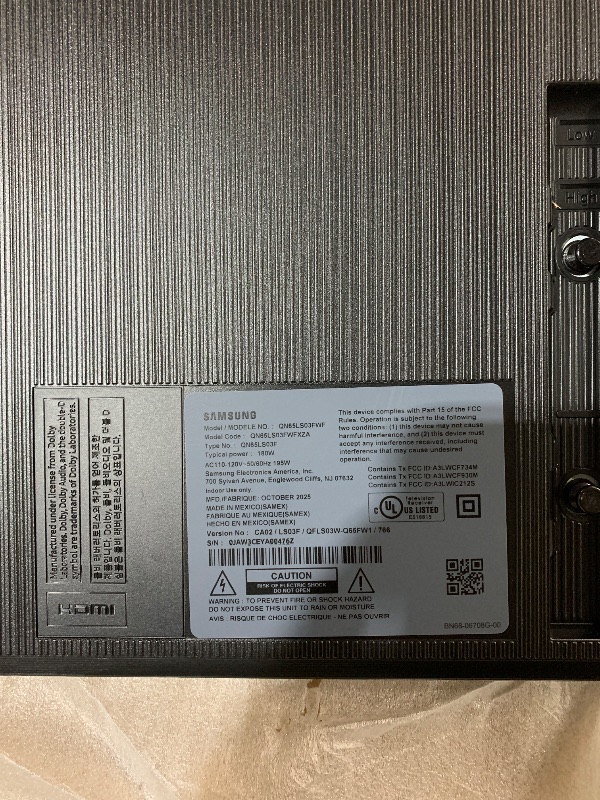 Photo 6 of Samsung 65-Inch Class The Frame Pro LS03FW 4K Neo QLED Mini LED Smart TV (2025 Model) Slim Fit Wall Mount, Modern Frame Design, Wireless One Connect, NQ4 AI Gen3 Processor, Art Mode, Alexa Built-in