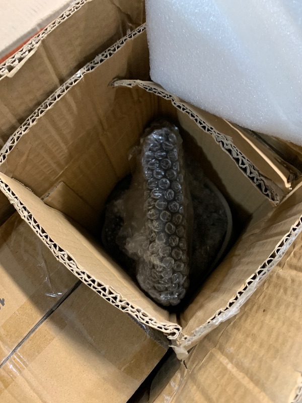 Photo 3 of Yes4All Powder Coated Kettlebell, 31 lb Cast Iron Core Kettlebells with Non-Slip Handle & Flat Bottom for Conditioning, Heavy Duty for Strength Training - Pair, Brown