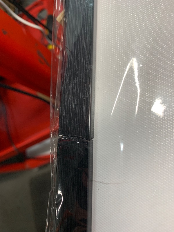 Photo 1 of **STOCK PHOTO FOR REFERENCE, ONE EDGE OF FRAME IS CRACKED** PINK AND WHITE GRAMED WALL ART WOMEN MAKEUP KISS LIPS PIECTURES 16x20