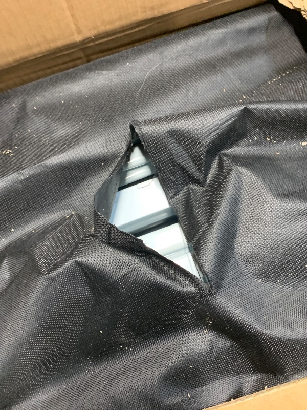 Photo 1 of *****HOLES AND BENT POLES****Heavy Duty Pop Up Canopy, Carport Canopy with UV Protection, Waterproof Fabric, Adjustable Heights, and Easy Assembly – Ideal for Outdoor Events, Camping, and Carports (10 x 20) (Grey)