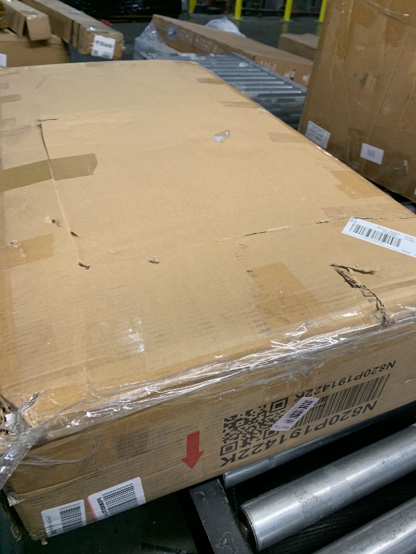 Photo 1 of (Box 1 (shelving box))**Merax Twin Size Wooden Daybed with 2 Drawers & Bookcase Headboard, and All-in-One Storage Cabinet and Shelf, White