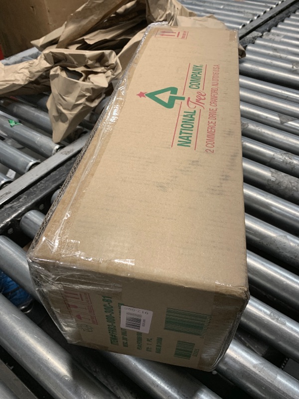 Photo 1 of ***FACTORY SEALED***National Tree Company 30 in Unlit Frosted Berry Artificial Christmas Centerpiece, Christmas Decoration For 3 Pillar Style Candles, with Red Berries, Pinecones, 58 Tips, Green