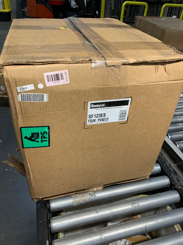 Photo 1 of ***SEE NOTES***
SentrySafe Black Fireproof Safe with Digital Push Button Keypad, Home Safe For Money, Documents, and other Valuables, 1.23 Cubic Feet, SF123ES