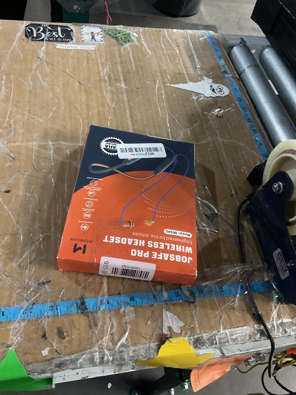 Photo 1 of MIPEACE Neckband Bluetooth Work Headphones, 29dB Work Earbuds Bluetooth OSHA Approved-Ear Protection Headphones Noise Reduction for Construction Safety Industry, 20+Hour Battery, 4 EQ Modes