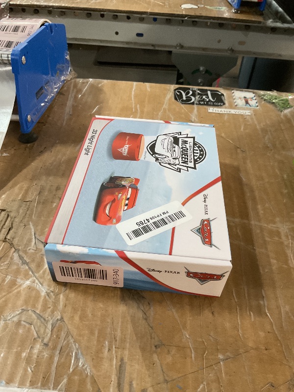 Photo 1 of Get Trend Disney Cars Lightning McQueen LED Table Lamp, Desk Lamp, Remote Control Night Light 4 Light Modes, USB Battery Power, Gifts for Kids (Multi Cars)