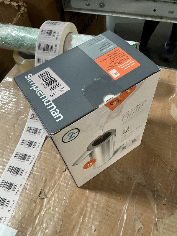 Photo 3 of simplehuman 14 oz. Touch-Free Rechargeable Sensor Liquid Soap Pump Dispenser, Brushed Stainless Steel