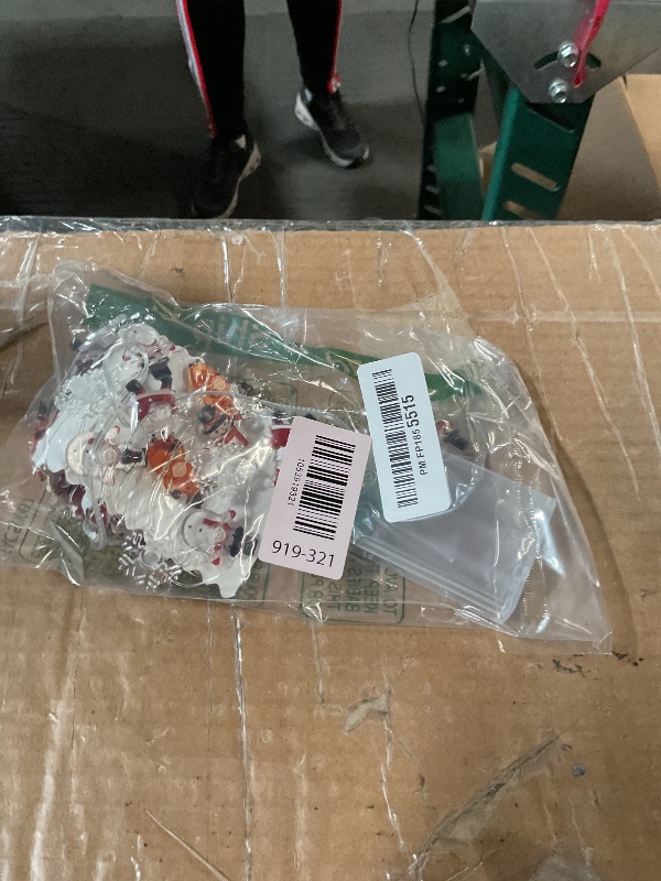 Photo 1 of [Timer] Christmas String Lights Decorations Snowman Tree Santa Christmas Lights Battery Operated,10FT Novelty Xmas Fairy Lights for Indoor Outdoor Tree Decorations (Mini Santa Tree Snowman Elk)