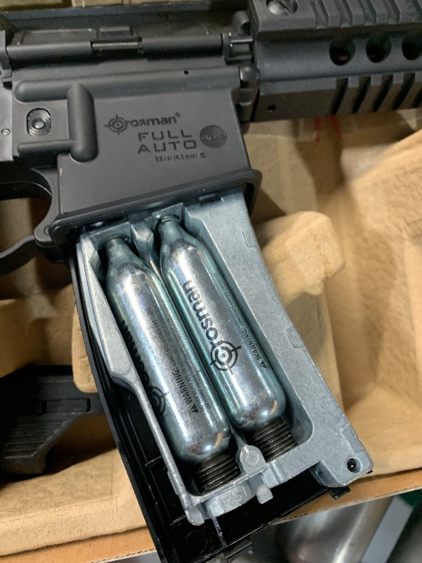 Photo 1 of ***DAMAGED - SEE NOTES/PICTURES***
Crosman A4 Pistol (Black) CO2 Powered, Full Auto BB Air Pistol