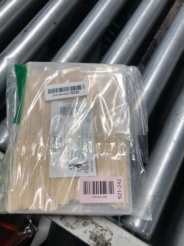 Photo 1 of [200 PCS] 8 inch Bamboo Skewers, Premium Wooden Skewers without Splinters, Skewers for Grilling, BBQ, Appetizer, Fruit Kabobs, Chocolate Fountain, Cocktail Toothpicks, and Food Skewer Sticks.