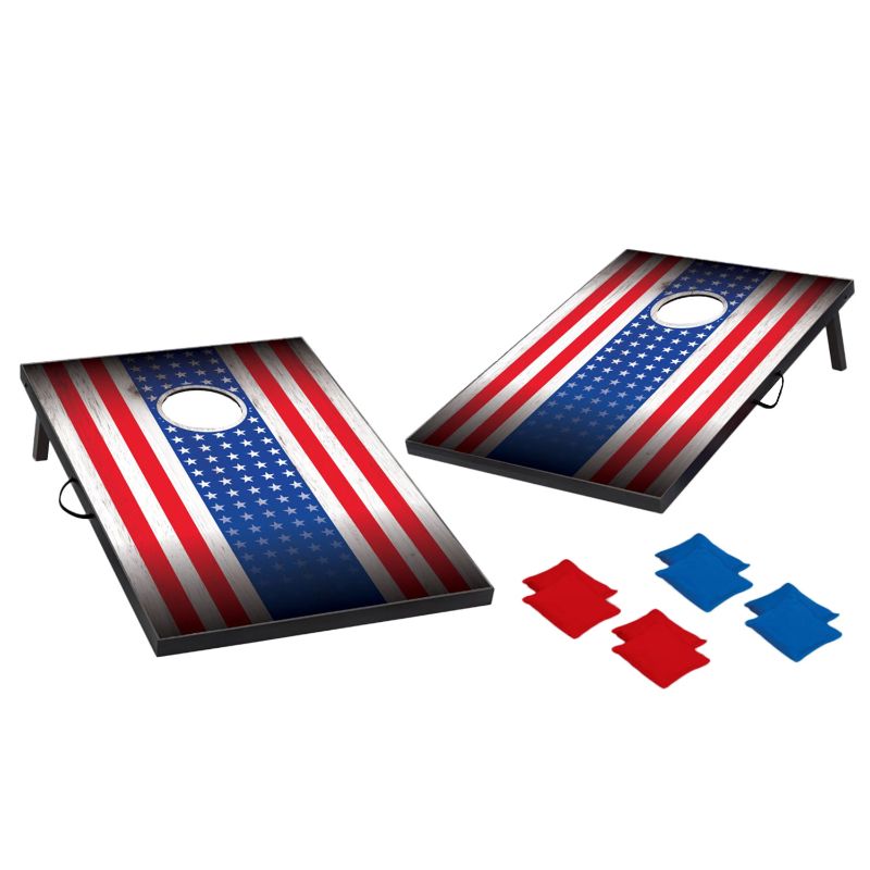 Photo 1 of ***DAMAGED - SEE NOTES/PICTURES ***STOCK PHOTO FOR REFERENCE ONLY**Wild Sports Americana 2x3 Cornhole