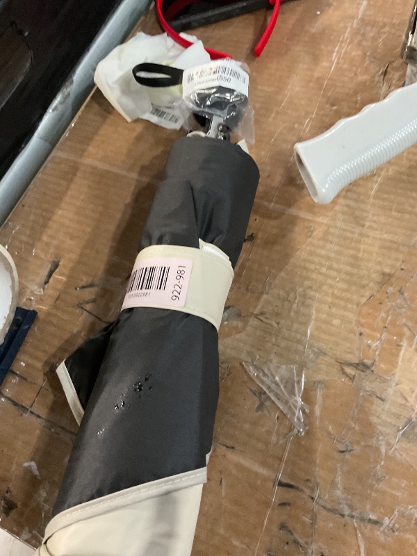 Photo 1 of [2025 Upgrade] Nmoiss Windshield Sun Shade Umbrella - [Vinyl Coating Heat Shield] Protect Car from Sun Rays & Heat Damage Keep Cool and Protect Interior, Spring Structure Edge Medium 56" L x 31" W