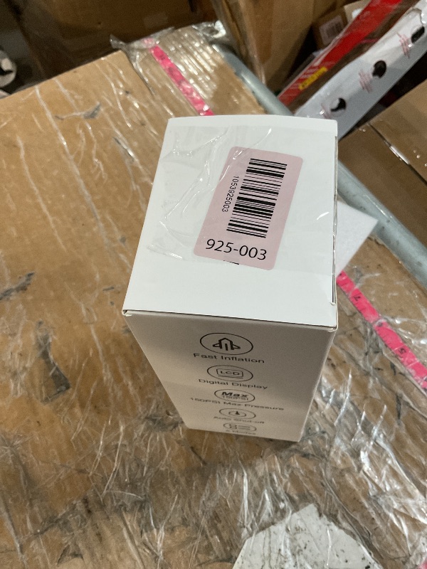 Photo 1 of ***(PARTS ONLY/ NON FUNCTIONAL)***Tire Inflator Portable Air Compressor, Cordless Air Pump for Car Tires with Pressure Gauge, Battery Power Bike Tire Pump, 150PSI Portable Tire Inflator for Car, Motorcycle, Bicycle, Ball